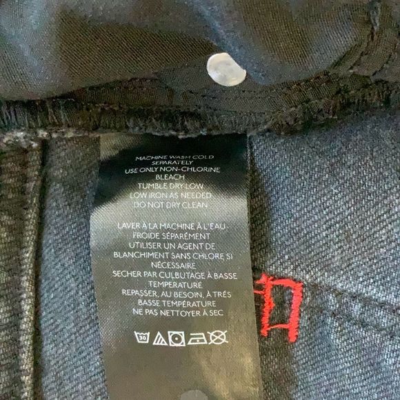 BDG Urban Outfitters Stretch Cowboy Jean Size 32 Black Dark Wash - Picture 7 of 7